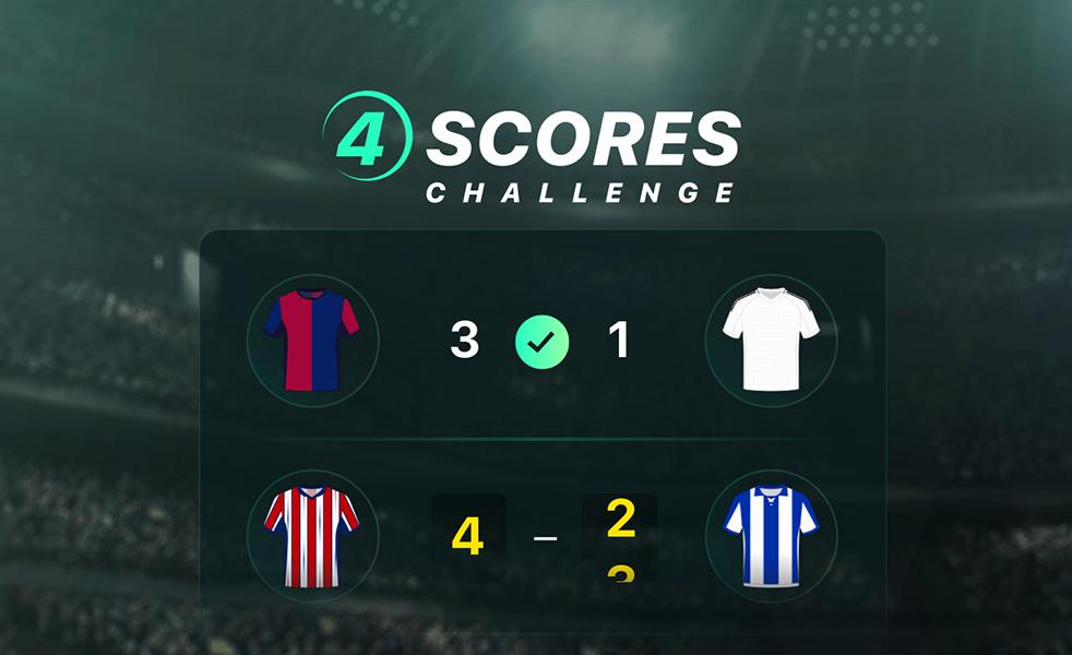 4 scores top banner