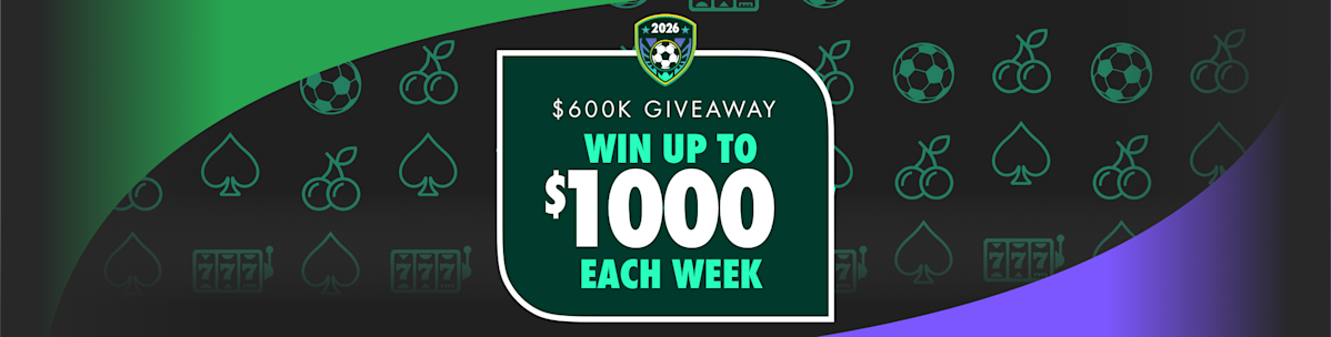 $600K Giveaway Win Up to $1,000 Each Week