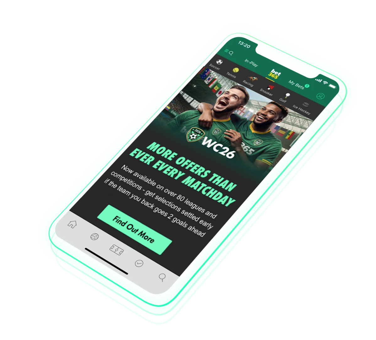 World Cup Phone hub imagery