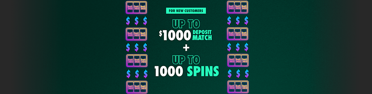Up to $1000 Deposit Match & Up to 1000 Spins